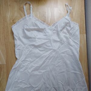 Vintage 70s JCPenney Nightgown Maxi Lingerie Chemise Lace Trim
